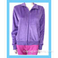 100% Polyester Velvet Lady&#39;s Jacke